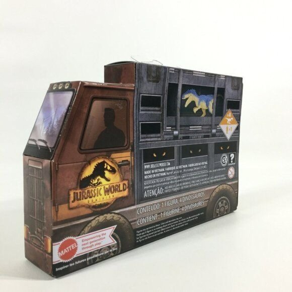 Jurassic World Dominion Minis Chaotic Cargo Pack 5 Piece Mini Dinosaur & Figure - Picture 4 of 7